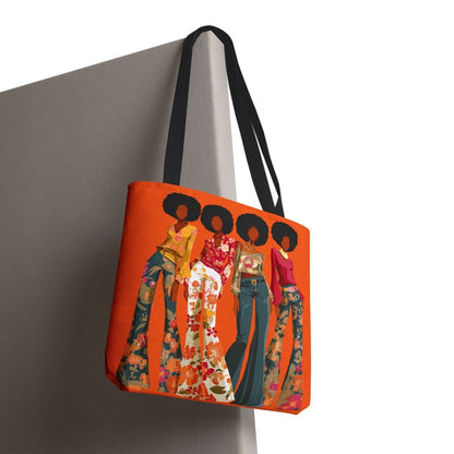 Soul Sistas Tote Bag - Afrocentric Art by The Trini Gee