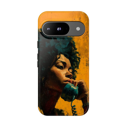 Soulful Call Phone Case - Afrocentric Art by The Trini Gee