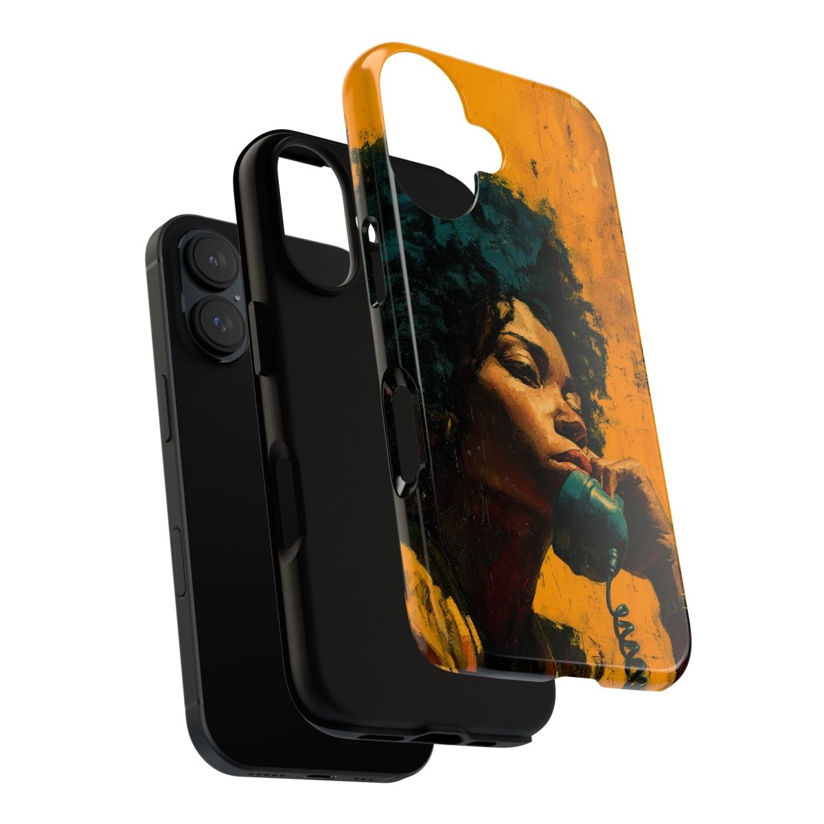Soulful Call Phone Case - Afrocentric Art by The Trini Gee