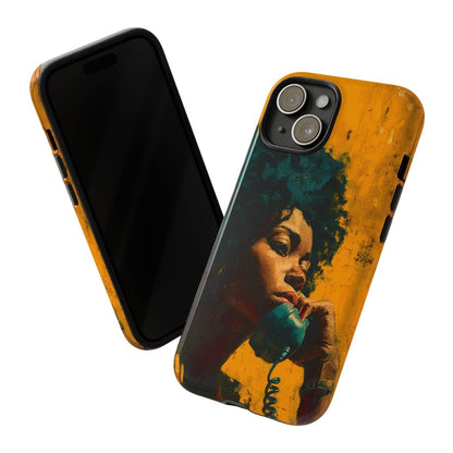 Soulful Call Phone Case - Afrocentric Art by The Trini Gee
