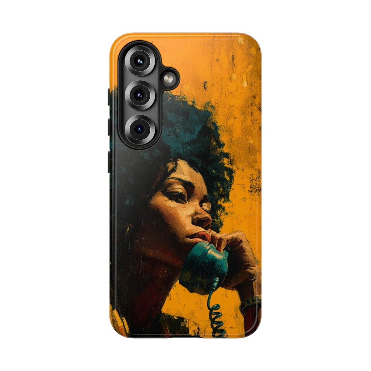 Soulful Call Phone Case - Afrocentric Art by The Trini Gee