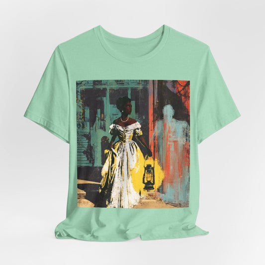 Southern Gothic Woman T-Shirt - Afrocentric Art by The Trini Gee