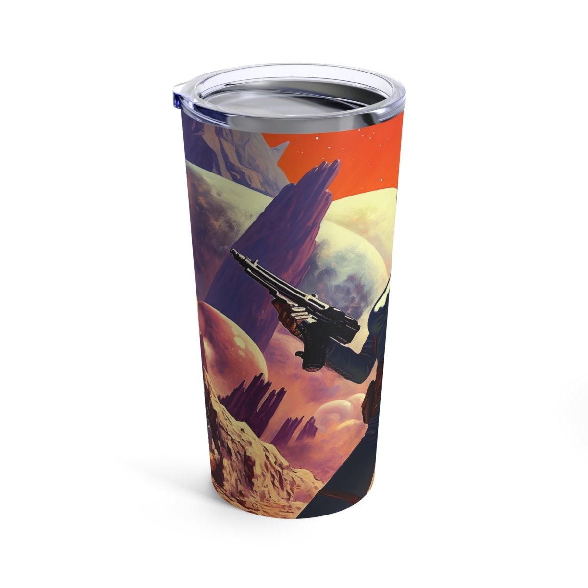 Space Fight Tumbler - The Trini Gee