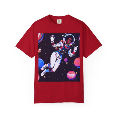 Space Girl T-Shirt - Afrocentric Art by The Trini Gee