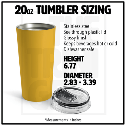 Spiral Afro Ponytail Tumbler - Afrocentric Art by The Trini Gee