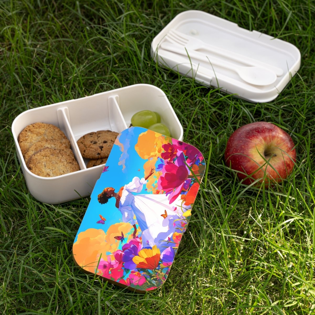 Spring Day Bento Box - Afrocentric Art by The Trini Gee