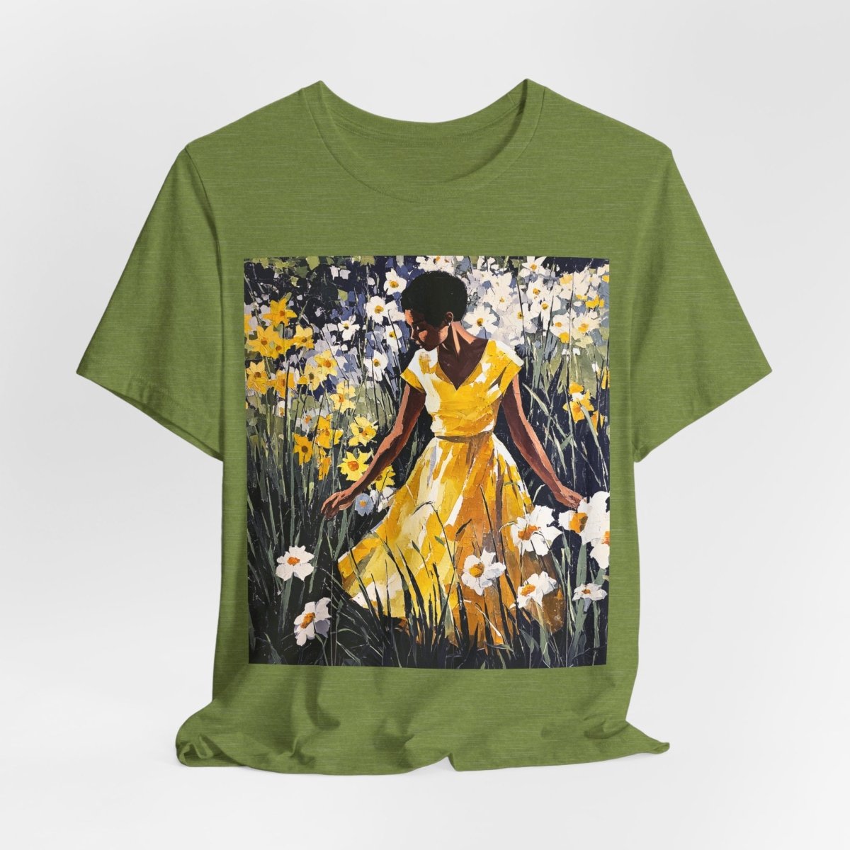 Spring Flowers Woman Shirt - Afrocentric Art by The Trini Gee