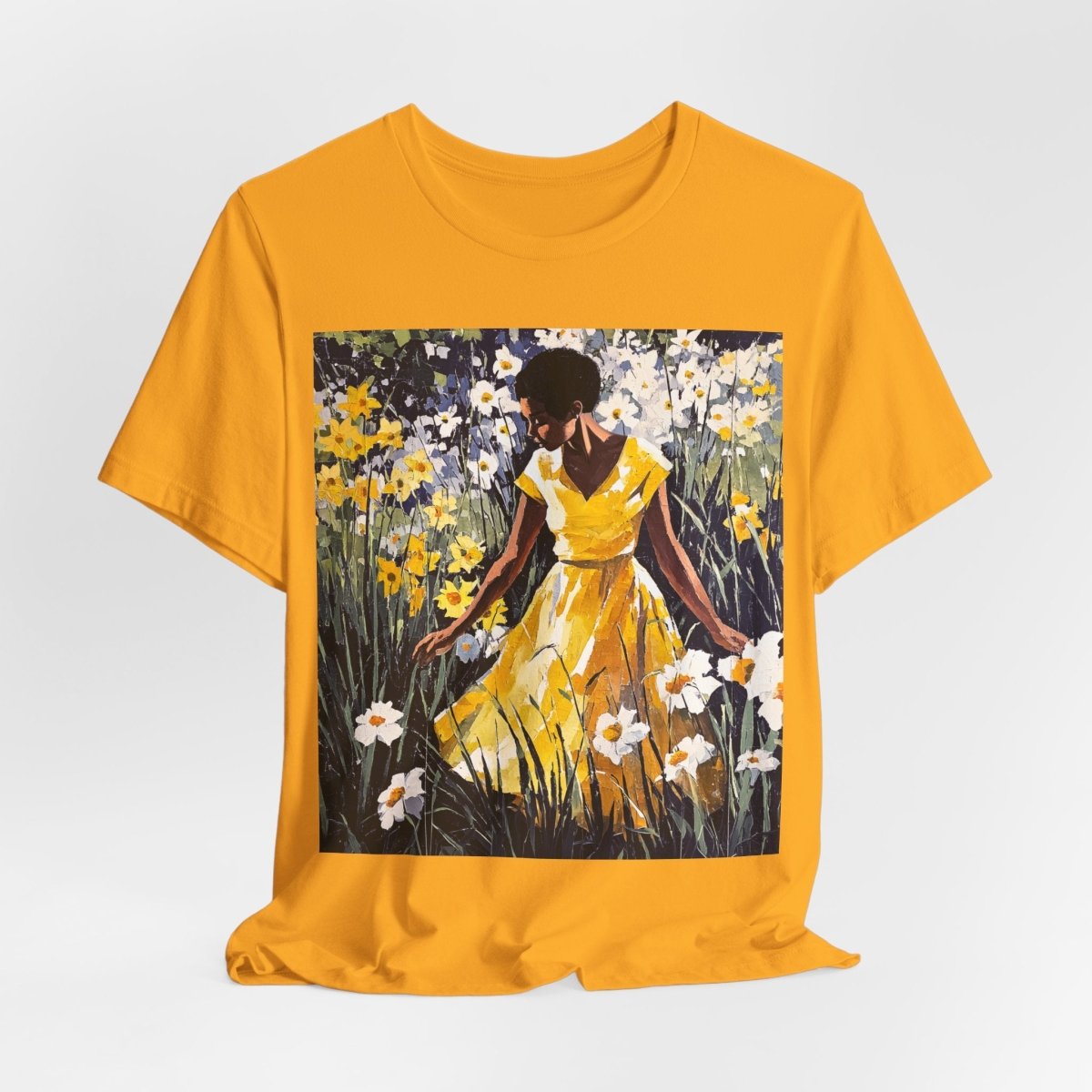 Spring Flowers Woman Shirt - Afrocentric Art by The Trini Gee