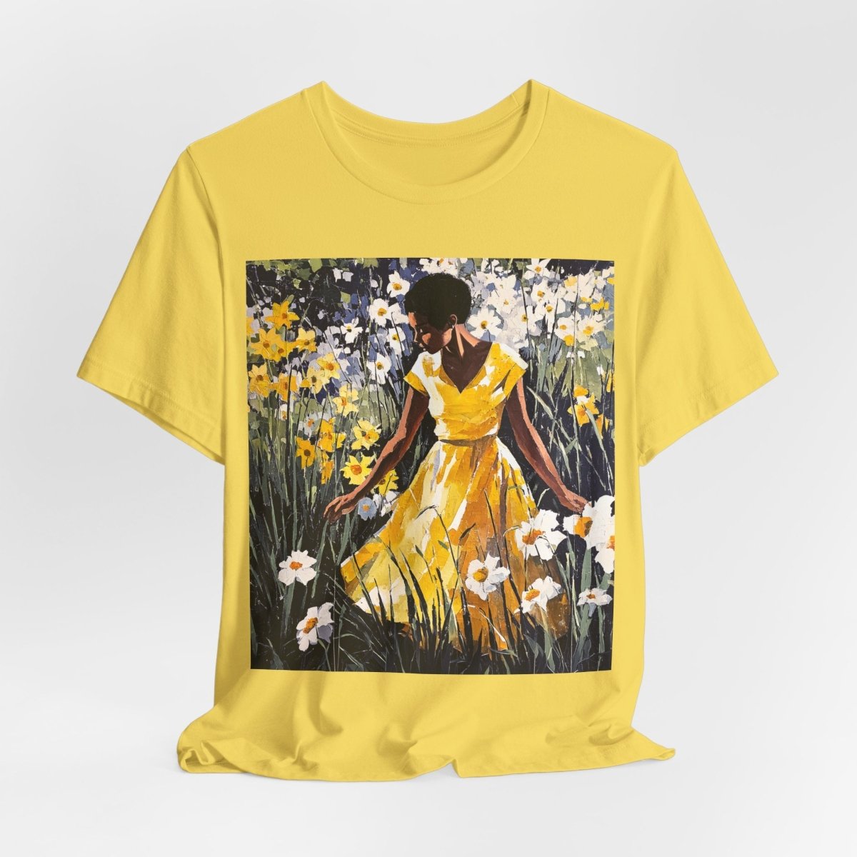 Spring Flowers Woman Shirt - Afrocentric Art by The Trini Gee