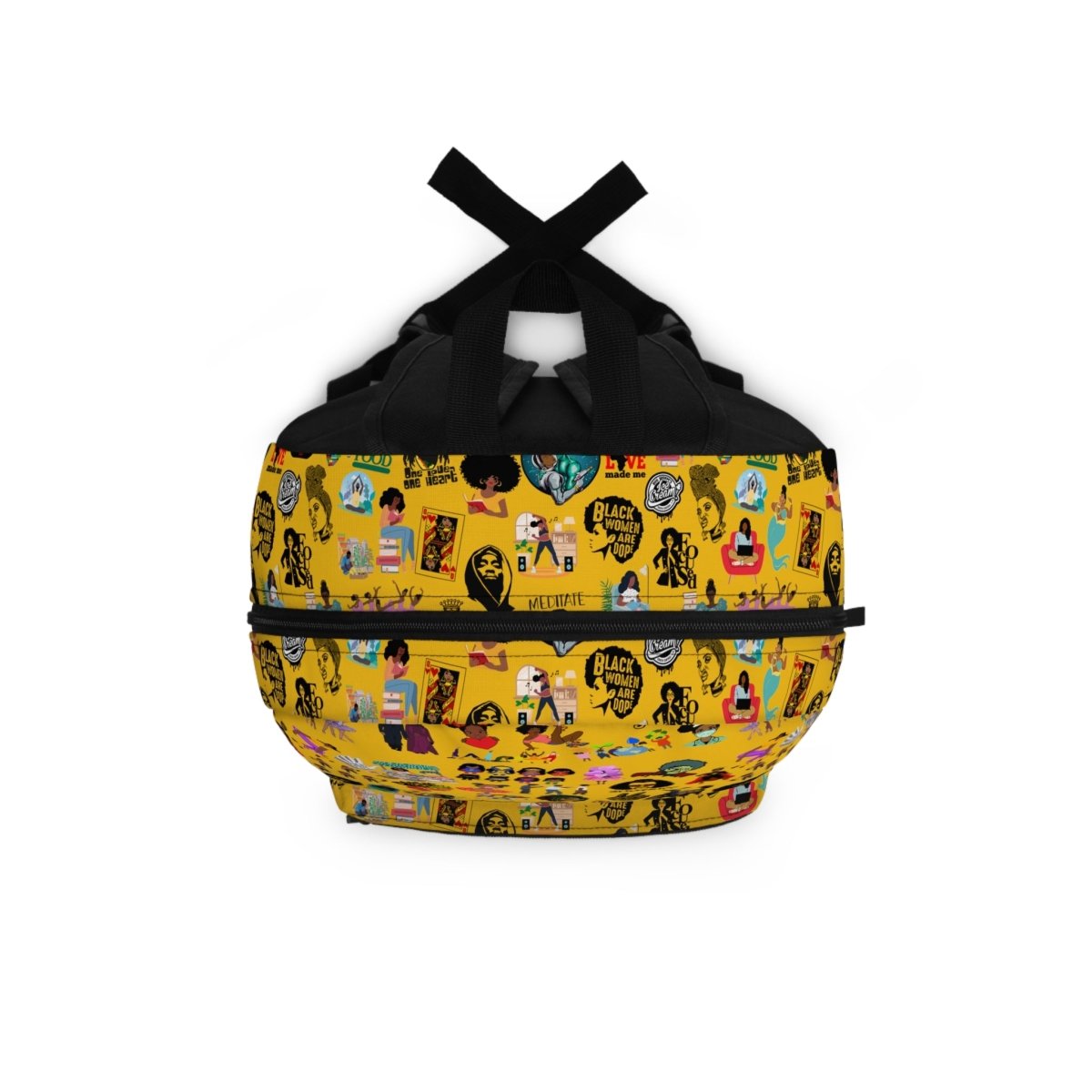 Sticker Bomb Style Backpack - Afrocentric Art by The Trini Gee