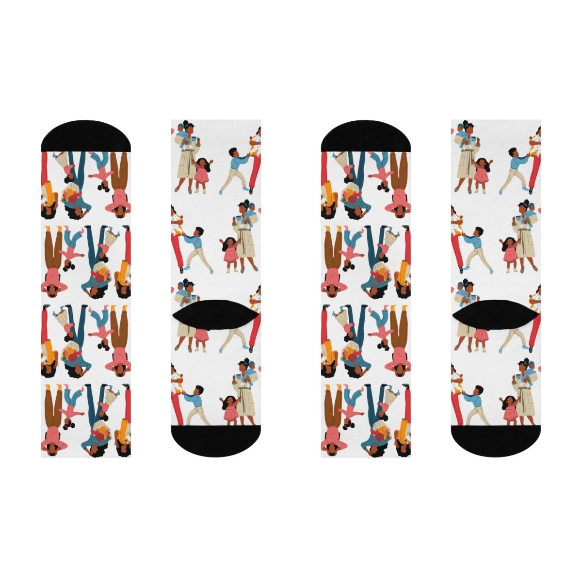 Stressed Moms Socks - Afrocentric Art by The Trini Gee