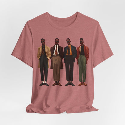 Stylish Men Shirt - Afrocentric Art by The Trini Gee