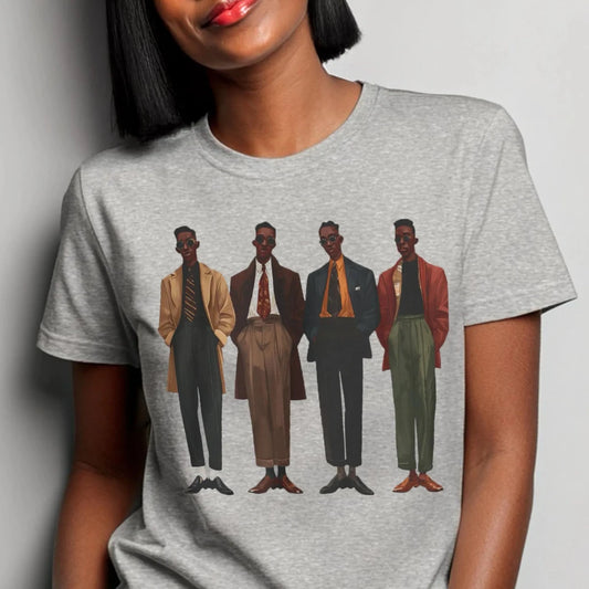 Stylish Men Shirt - Afrocentric Art by The Trini Gee