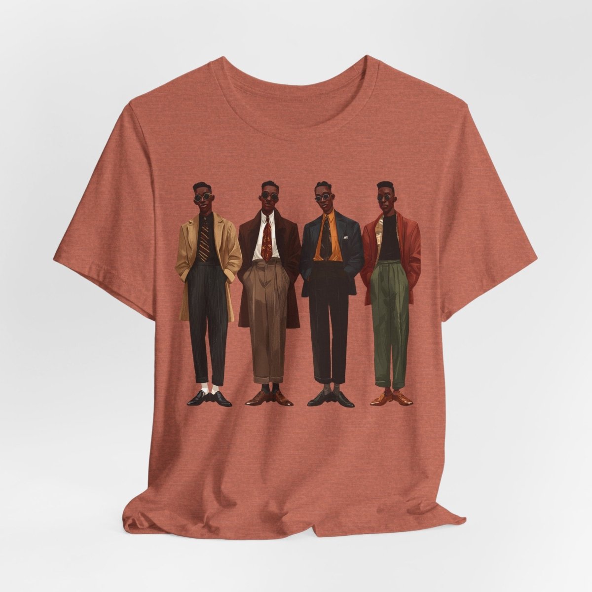 Stylish Men Shirt - Afrocentric Art by The Trini Gee