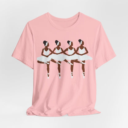 Swan Lake Ballerinas Tee - Afrocentric Art by The Trini Gee