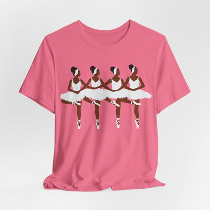 Swan Lake Ballerinas Tee - Afrocentric Art by The Trini Gee