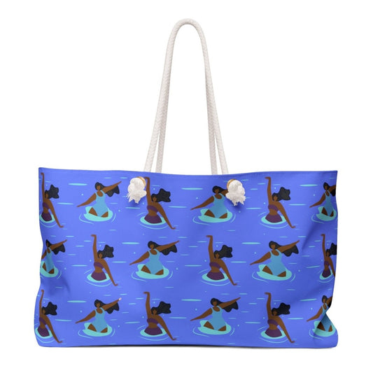 Swimmers Weekender Bag - Afrocentric Art by The Trini Gee