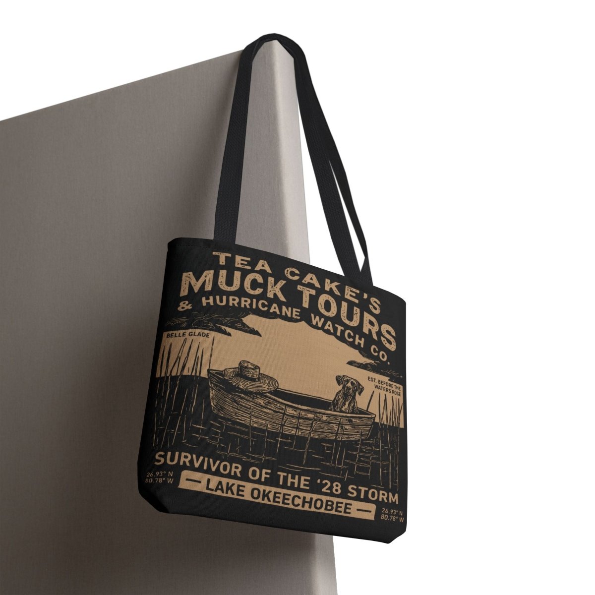 Tea Cake's Muck Tours Tote Bag - Afrocentric Art by The Trini Gee