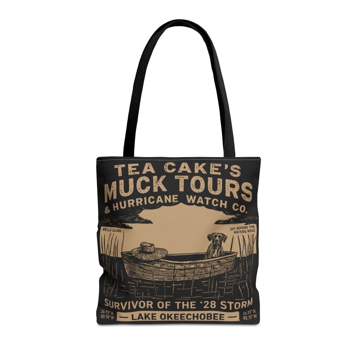 Tea Cake's Muck Tours Tote Bag - Afrocentric Art by The Trini Gee