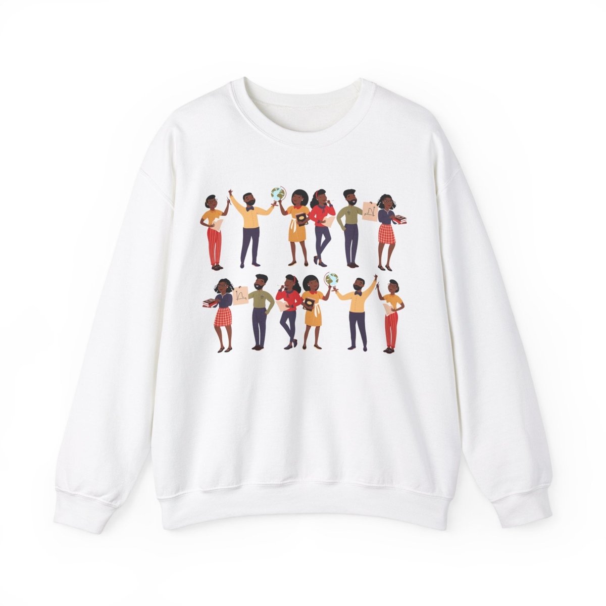 Teachers Sweatshirt - Afrocentric Art by The Trini Gee
