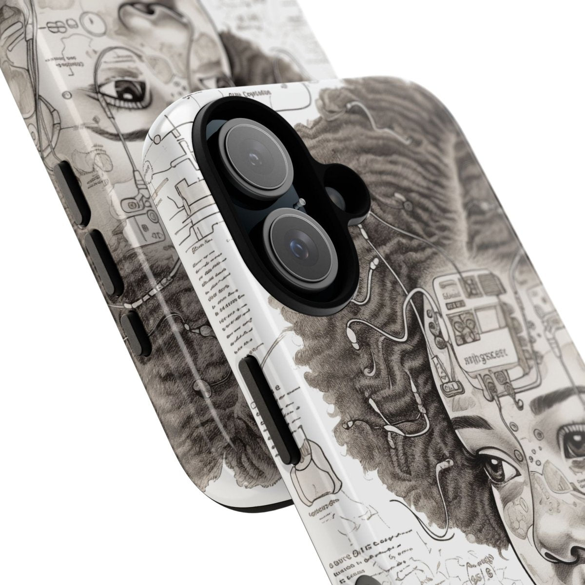 Tech Genius Phone Case - Afrocentric Art by The Trini Gee