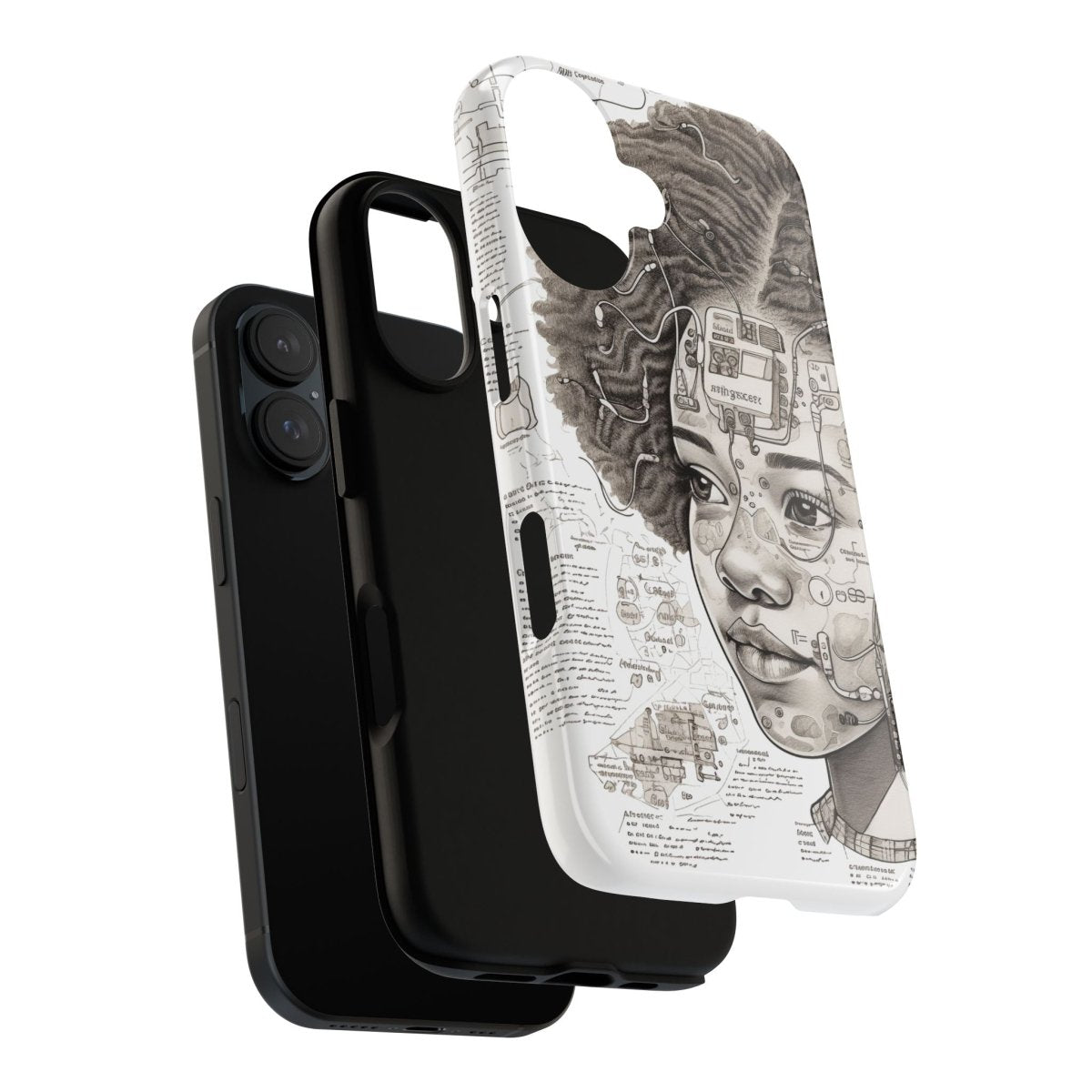 Tech Genius Phone Case - Afrocentric Art by The Trini Gee