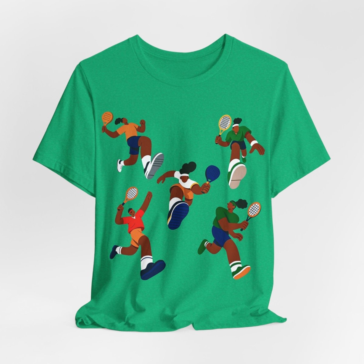 Tennis Players Shirt - Afrocentric Art by The Trini Gee