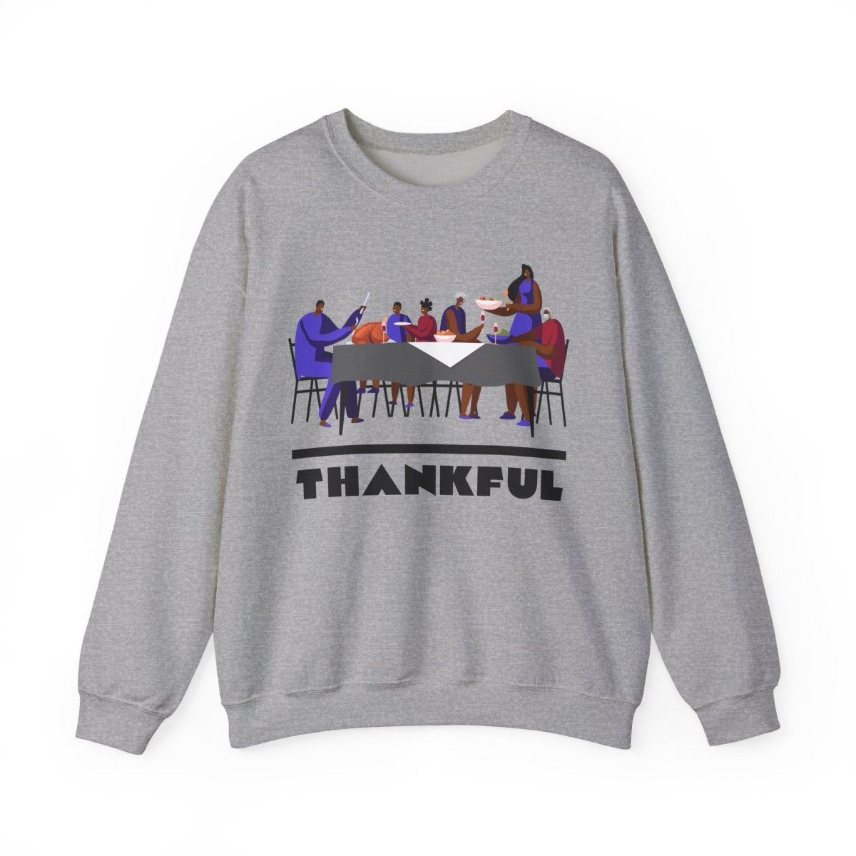Thankful Sweatshirt - Afrocentric Art by The Trini Gee