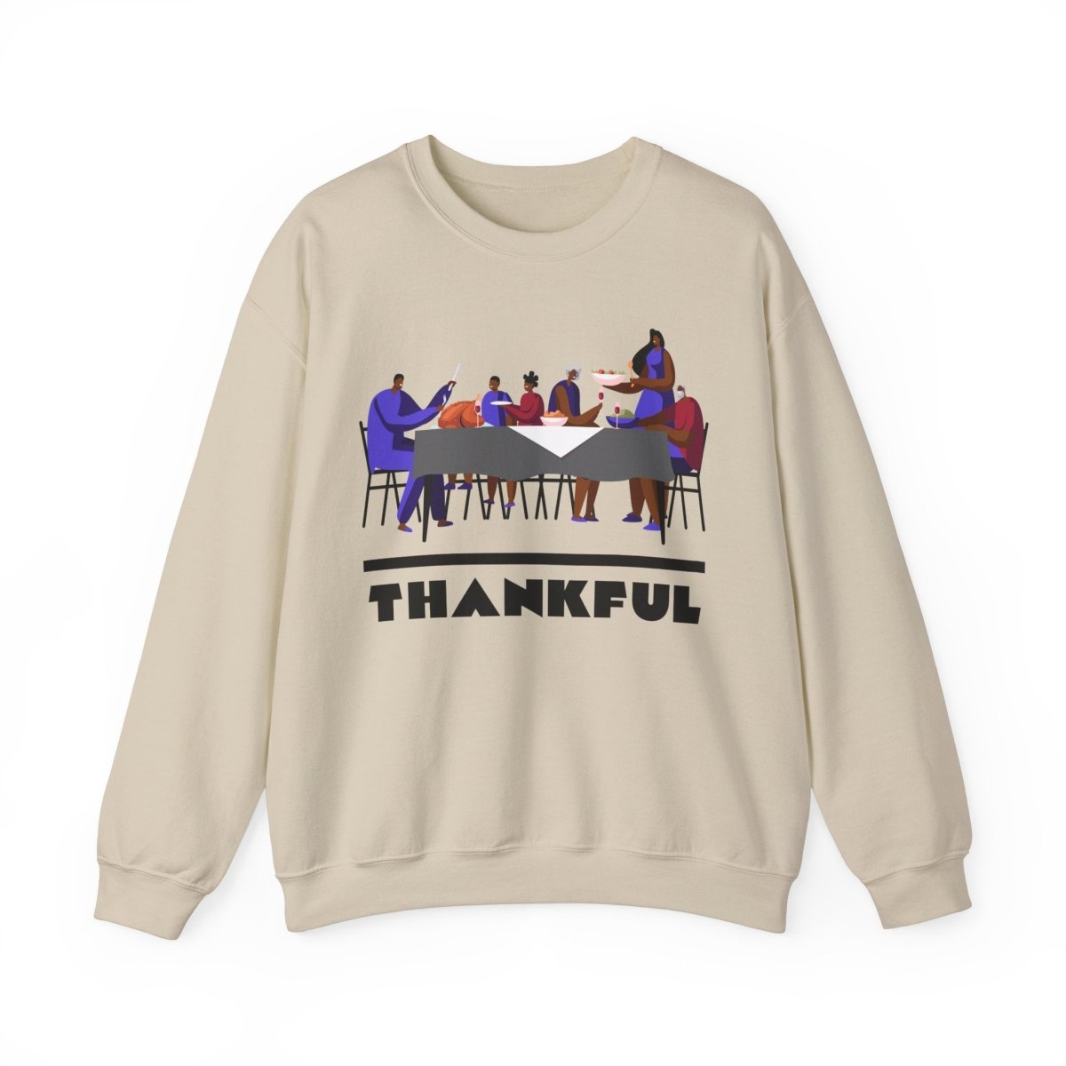 Thankful Sweatshirt - Afrocentric Art by The Trini Gee