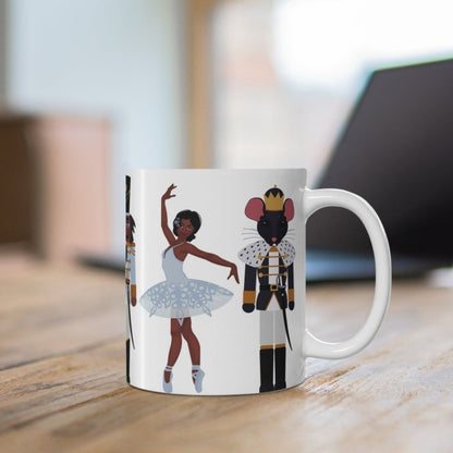 The Nutcracker Ballet Mug - Afrocentric Art by The Trini Gee