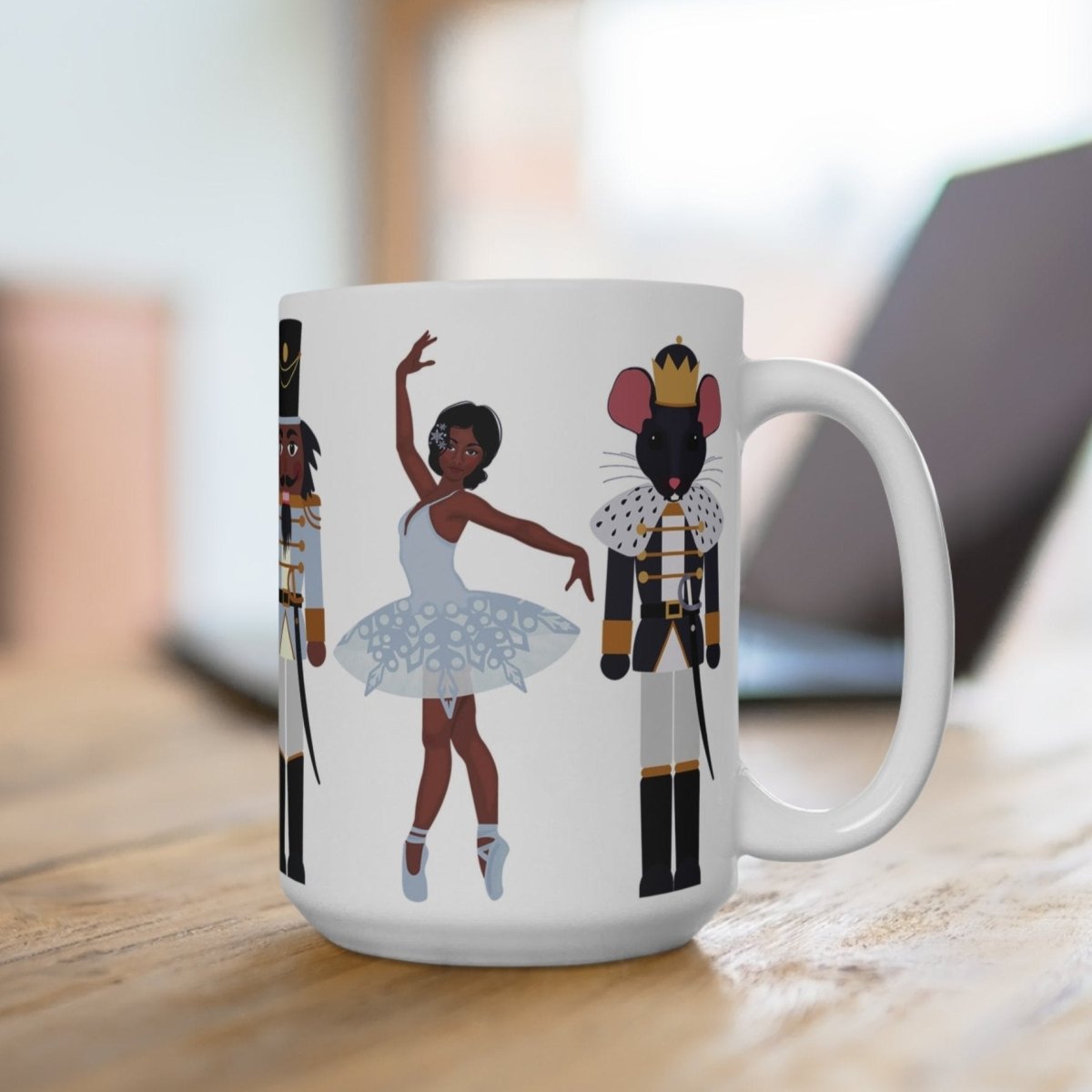 The Nutcracker Ballet Mug - Afrocentric Art by The Trini Gee
