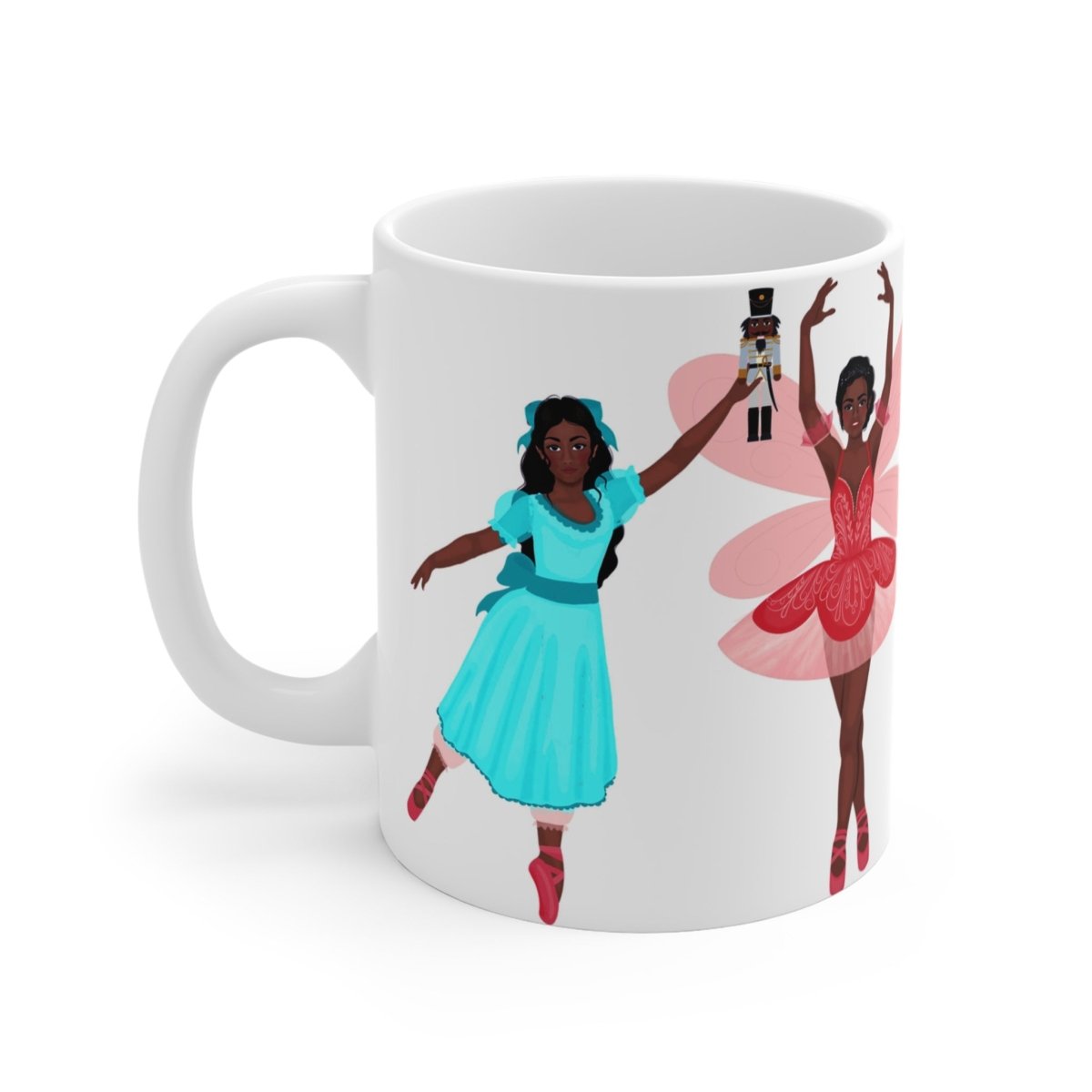 The Nutcracker Ballet Mug - Afrocentric Art by The Trini Gee