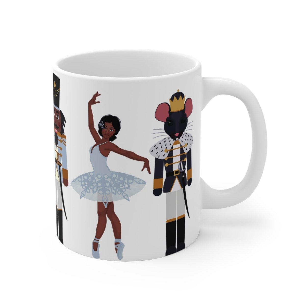 The Nutcracker Ballet Mug - Afrocentric Art by The Trini Gee