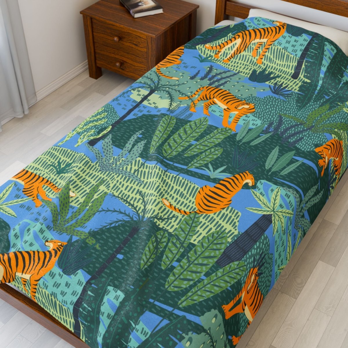 Tiger Jungle Blanket - The Trini Gee