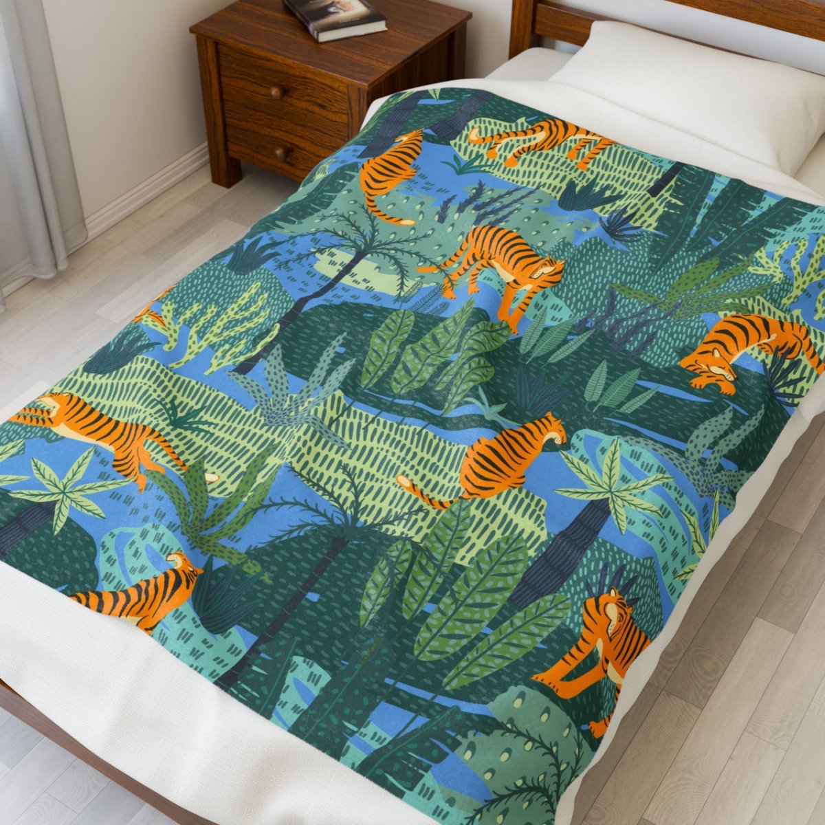 Tiger Jungle Blanket - The Trini Gee
