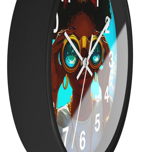 Time to See Clearly Wall Clock - The Trini Gee