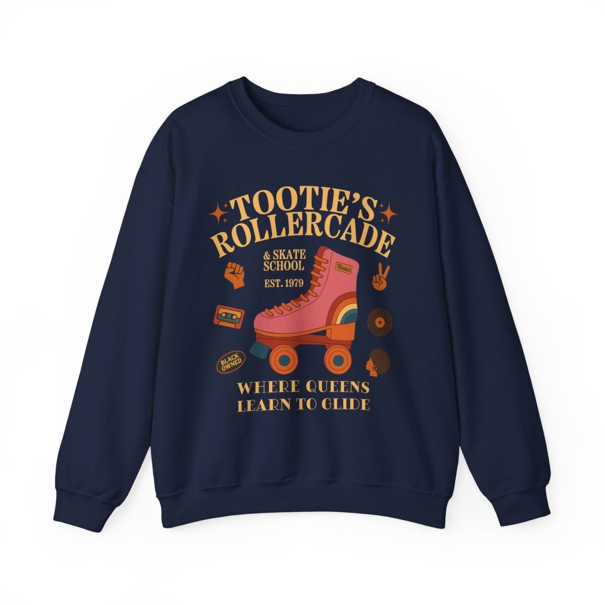 Tootie's Rollercade Sweatshirt - Afrocentric Art by The Trini Gee