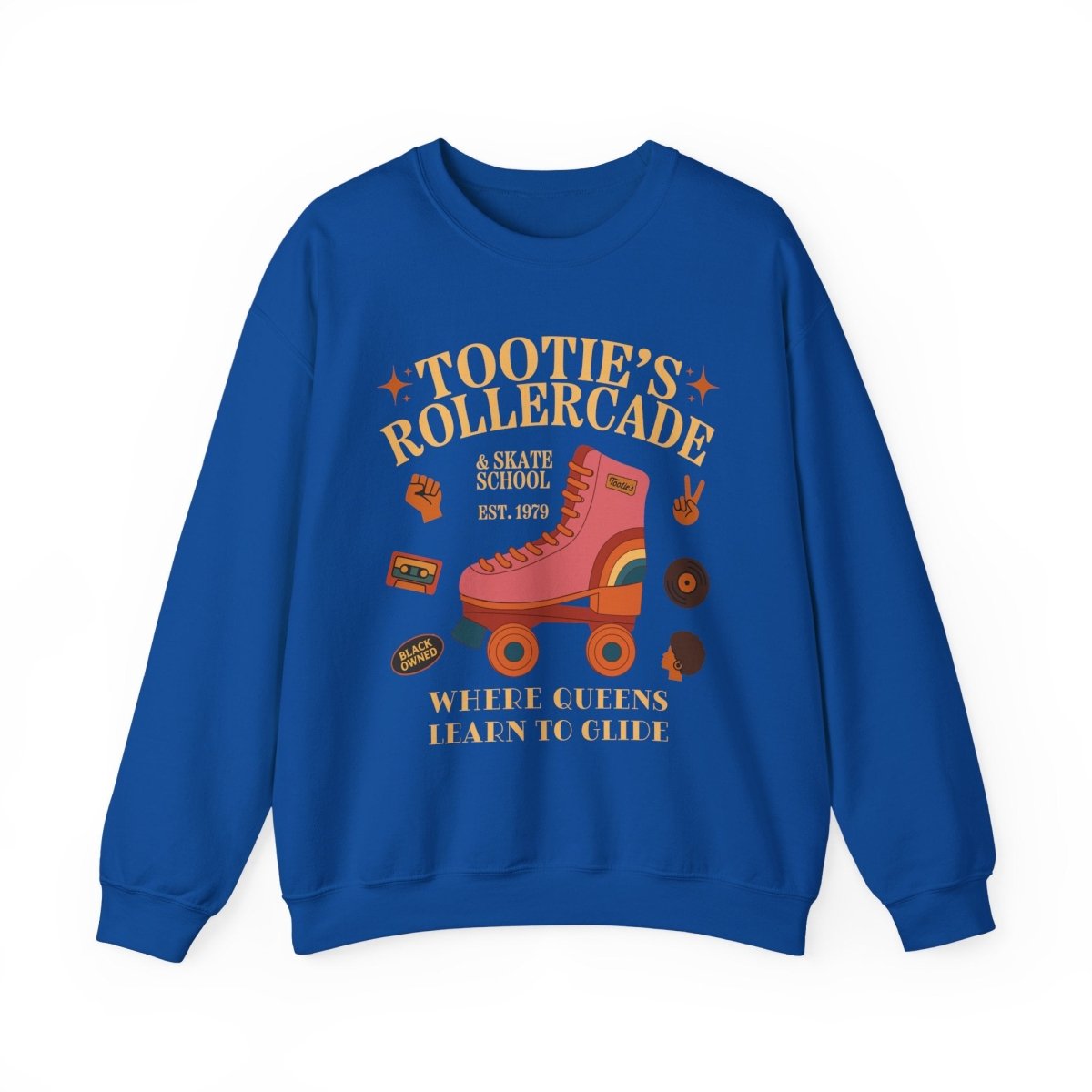 Tootie's Rollercade Sweatshirt - Afrocentric Art by The Trini Gee