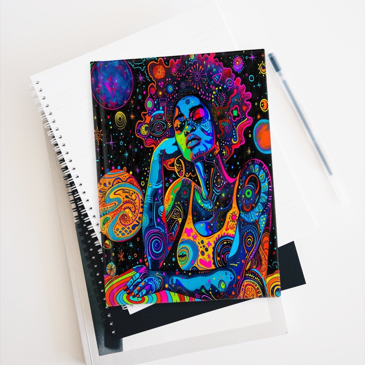 Trippy Doodles Journal - Afrocentric Art by The Trini Gee