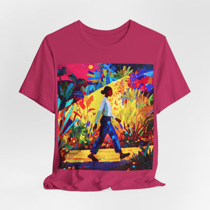 Tropical Walk Shirt - Afrocentric Art by The Trini Gee