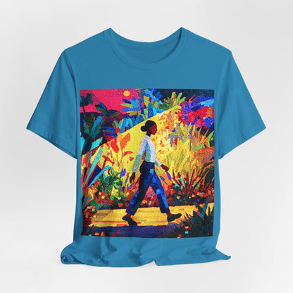 Tropical Walk Shirt - Afrocentric Art by The Trini Gee