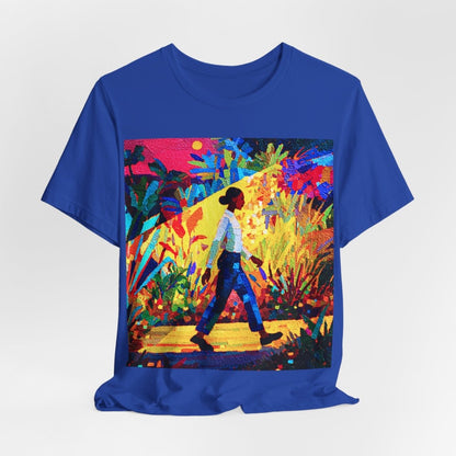 Tropical Walk Shirt - Afrocentric Art by The Trini Gee