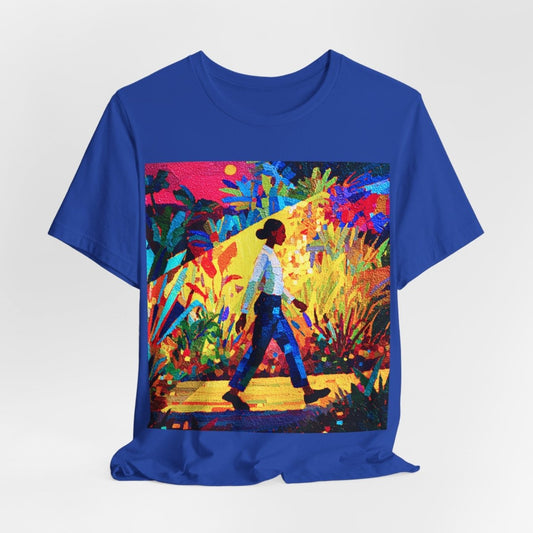 Tropical Walk Shirt - Afrocentric Art by The Trini Gee