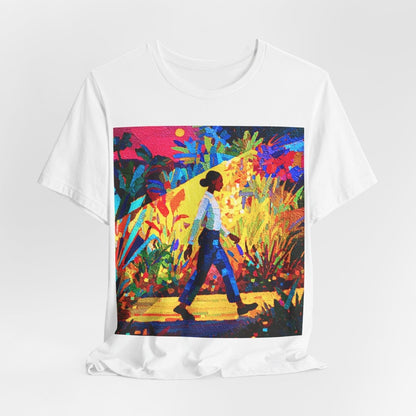 Tropical Walk Shirt - Afrocentric Art by The Trini Gee