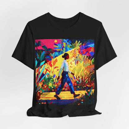 Tropical Walk Shirt - Afrocentric Art by The Trini Gee