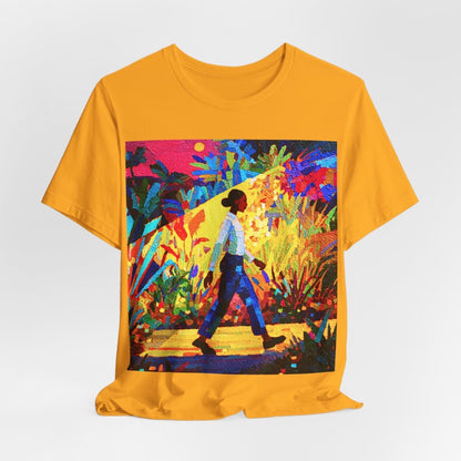 Tropical Walk Shirt - Afrocentric Art by The Trini Gee