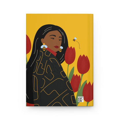 Tulips and Bees Journal - Afrocentric Art by The Trini Gee