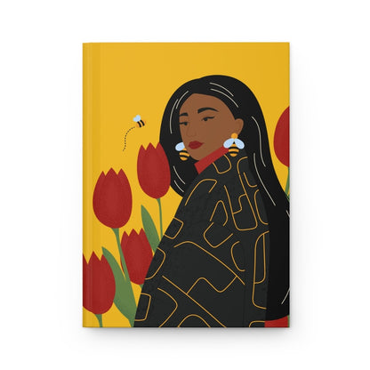 Tulips and Bees Journal - Afrocentric Art by The Trini Gee