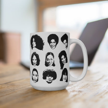 TV Moms Mug - Afrocentric Art by The Trini Gee