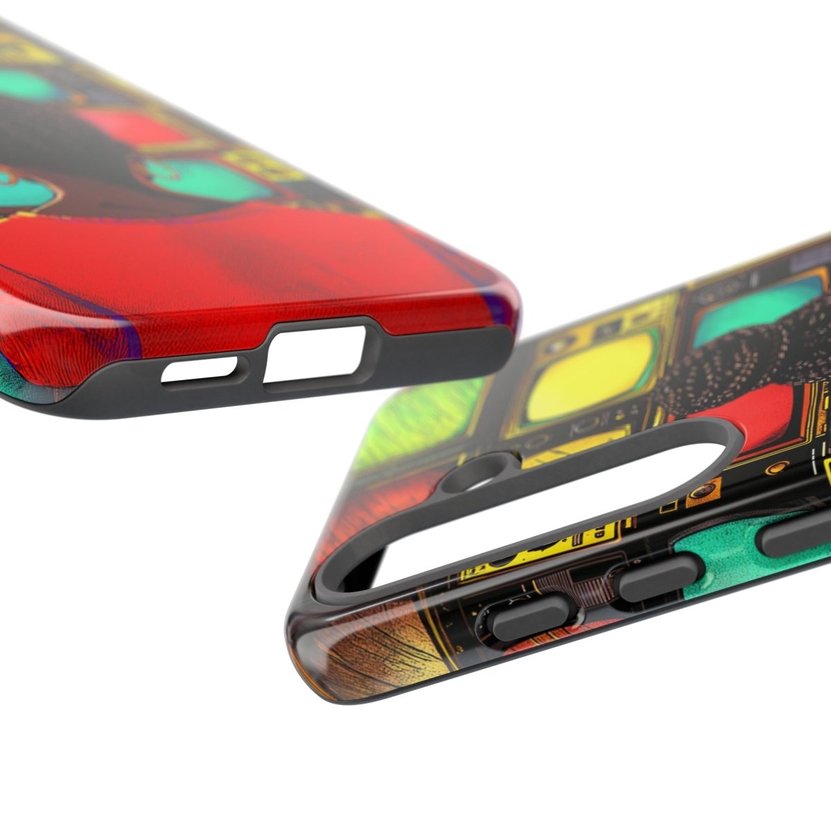TV Off Phone Case - Afrocentric Art by The Trini Gee